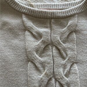 Philosophy Cream Cable Knit Sweater